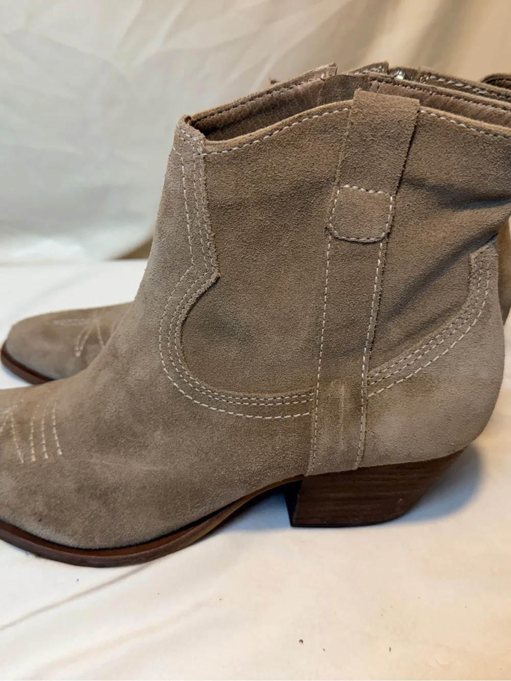 dolce vita suede cowboy booties